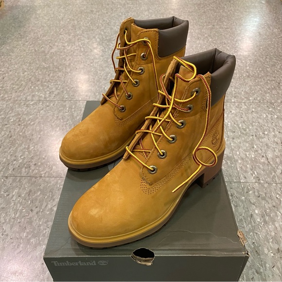 Timberland Kinsley Waterproof Brown Boots | Size 6 - Picture 4 of 5